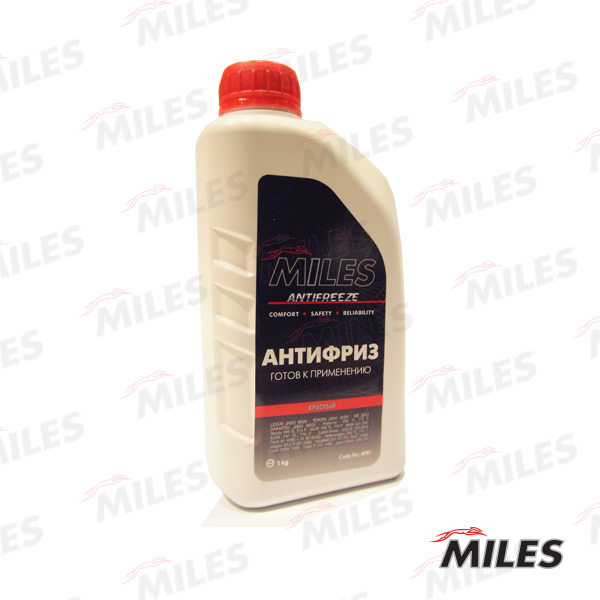 Антифриз Miles G12/G12+ (красный) 1 кг. MILES AFR1
