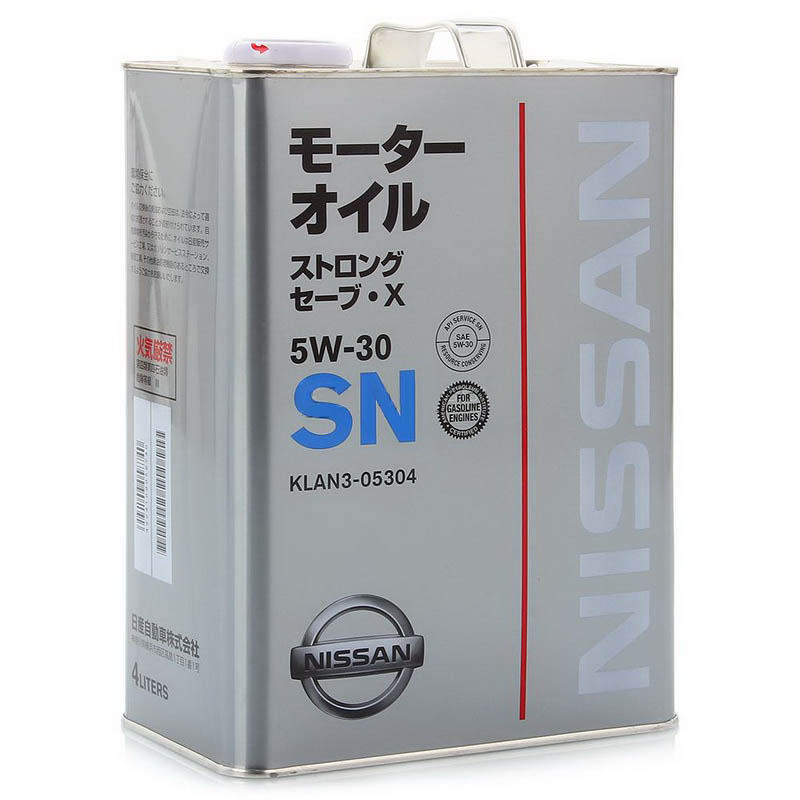 NISSAN SN Strong Save X SAE 5W30 4 л (KLAN3-05304)