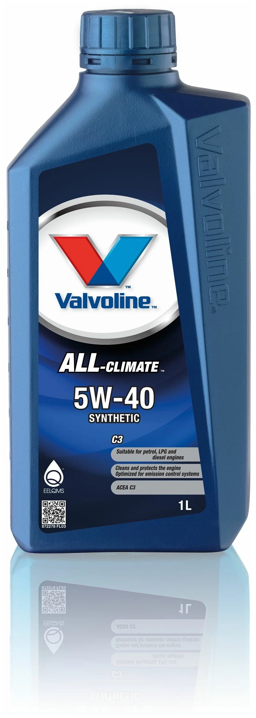 Масло моторное Valvoline All-Climate (Diesel) C3 5W-40 1л VALVOLINE 872278