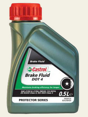 Тормозные жидкости castrol  brake fluid dot 4  (0,5л) CASTROL 155BD0