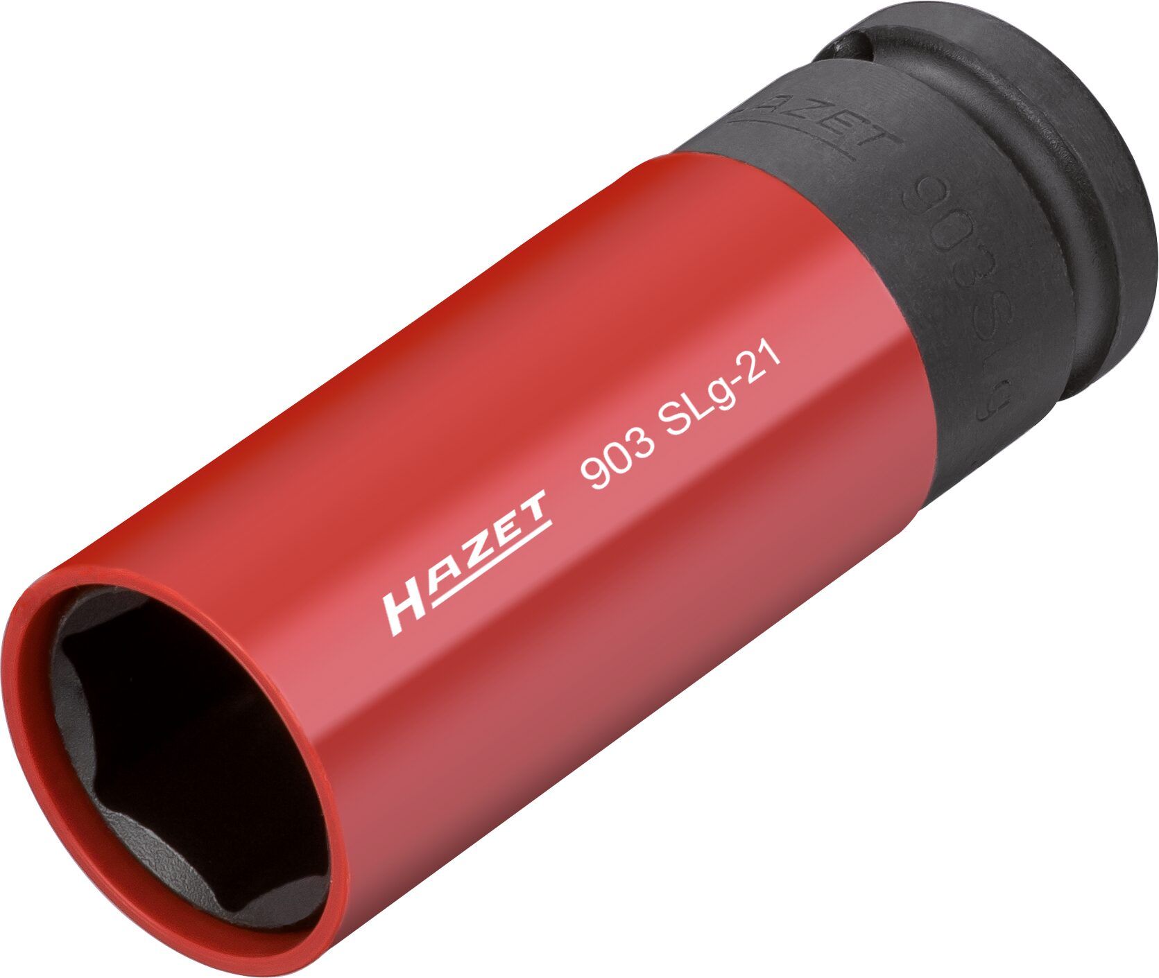 Головка торцевая 6-гранная силовая с пластиковой защитой HAZET 903SLG21