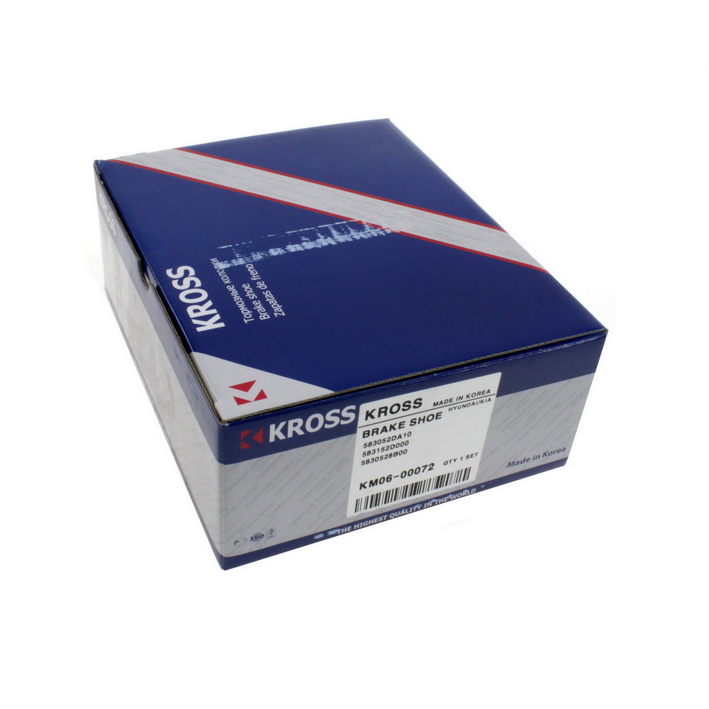 Колодки тормозные задние барабанные KROSS KM0600072