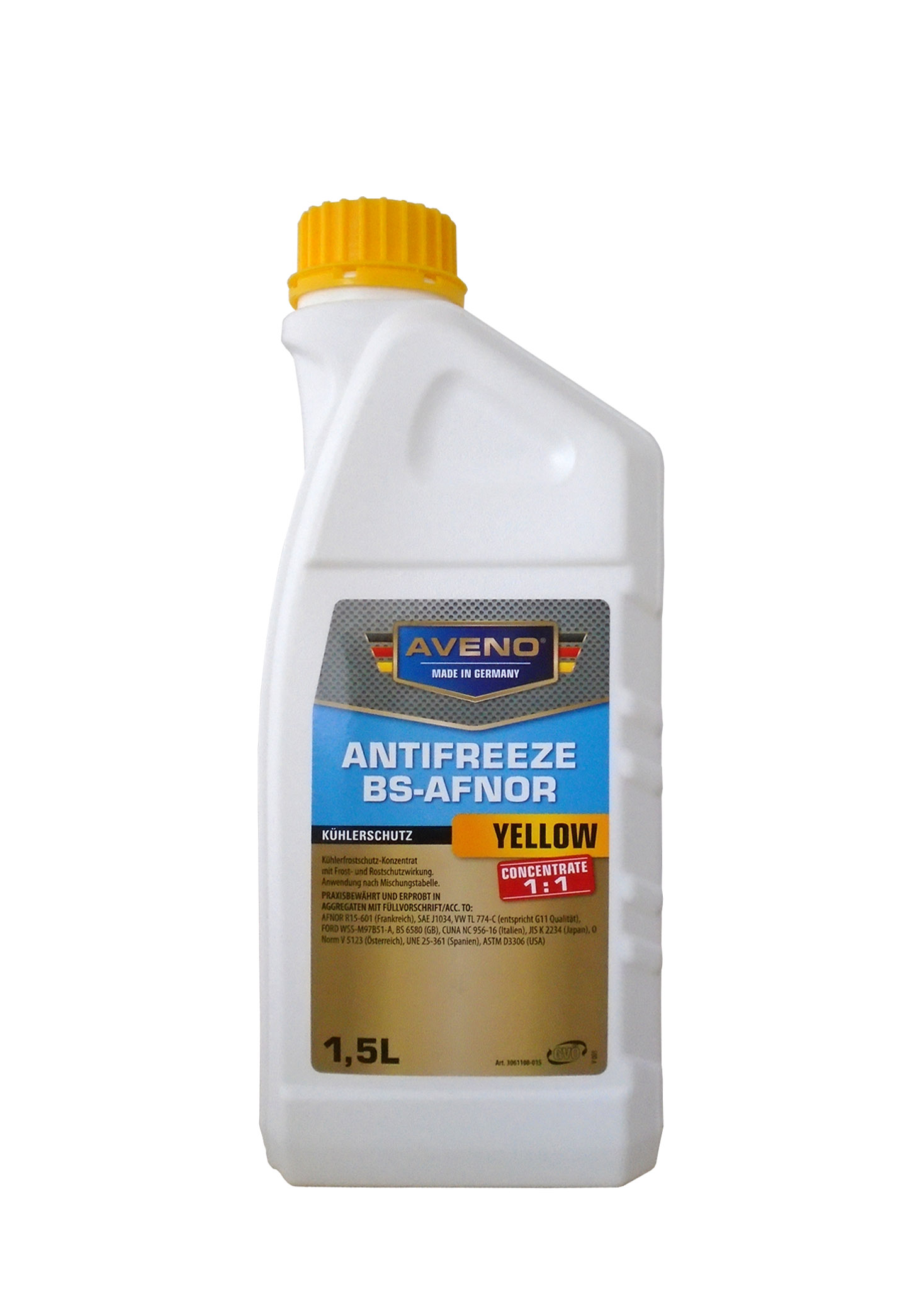 Антифриз концентрированный AVENO Antifreeze BS-AFNOR (1,5л) 2410505015