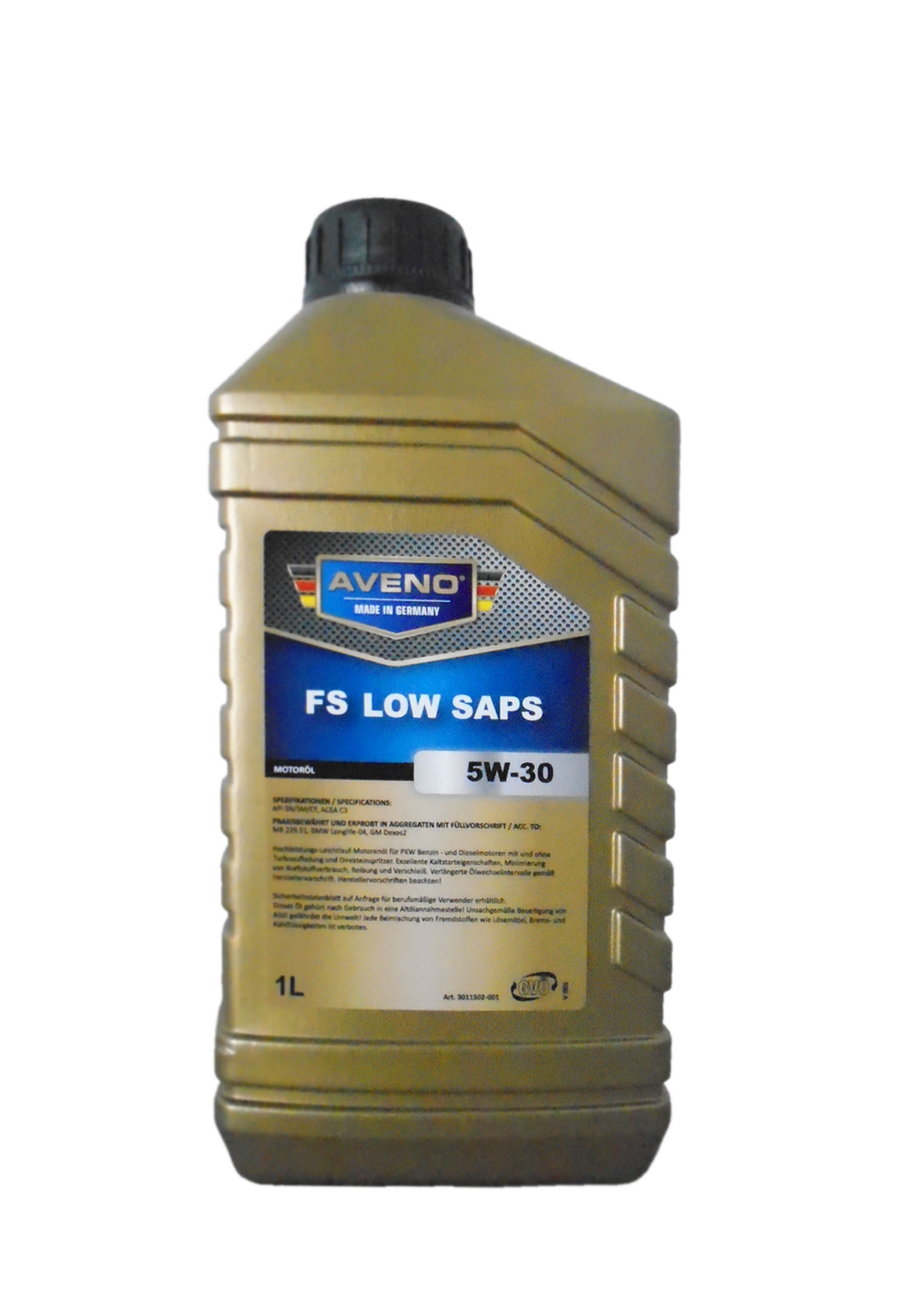Моторное масло AVENO FS Low SAPS SAE 5W30 (1л) 3011502001