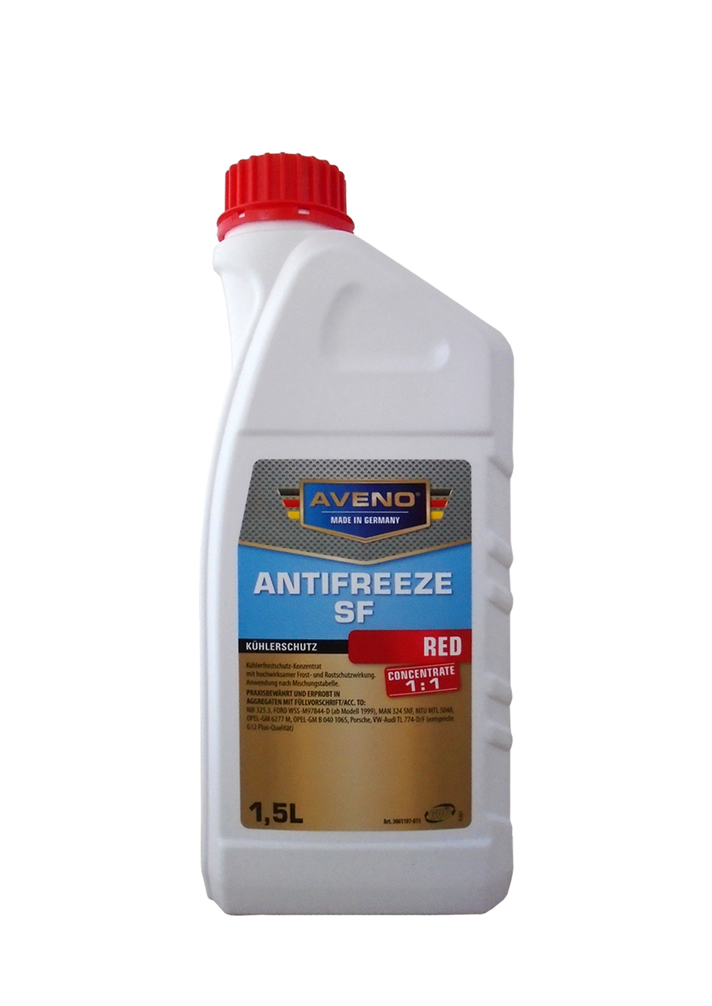 Антифриз концентрированный AVENO Antifreeze SF (1,5л) 3061107015
