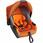Автокресло детское каркасное группа 0+ (от 0 до 13 кг) оранжевый "siger" эгида люкс (ремень) AZARD KRES0074