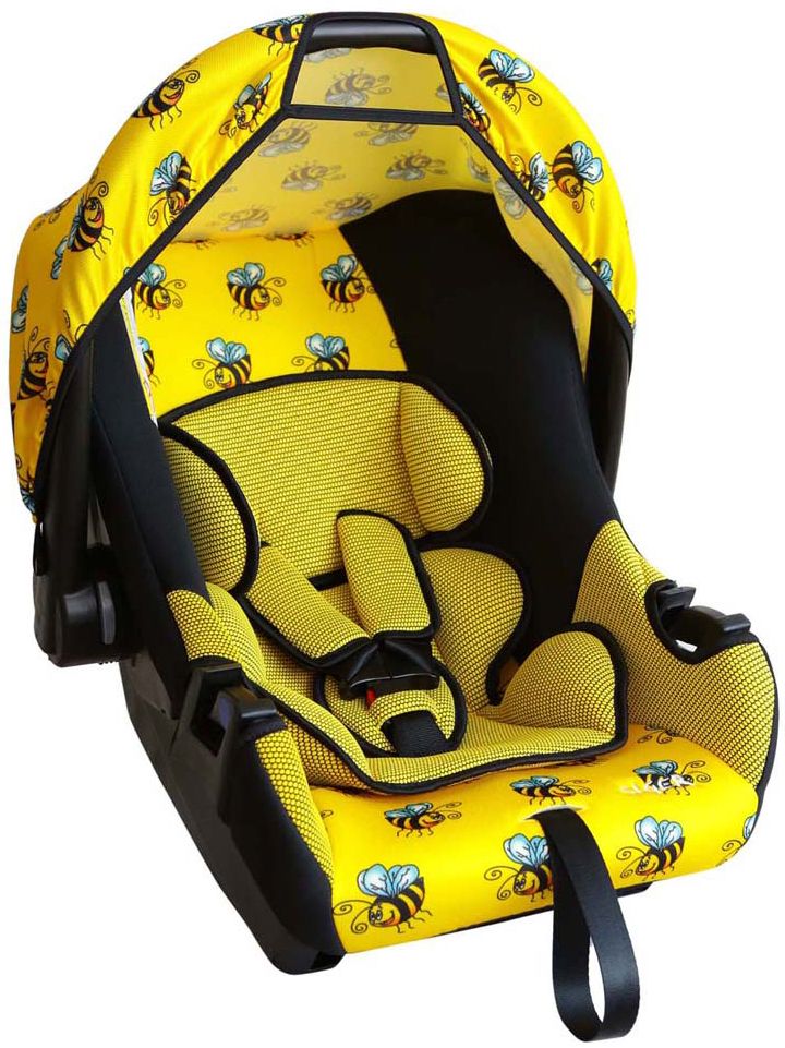 Детское автомобильное кресло siger "эгида люкс" груп. 0+ (пчелка) крес0138 AZARD KRES0138