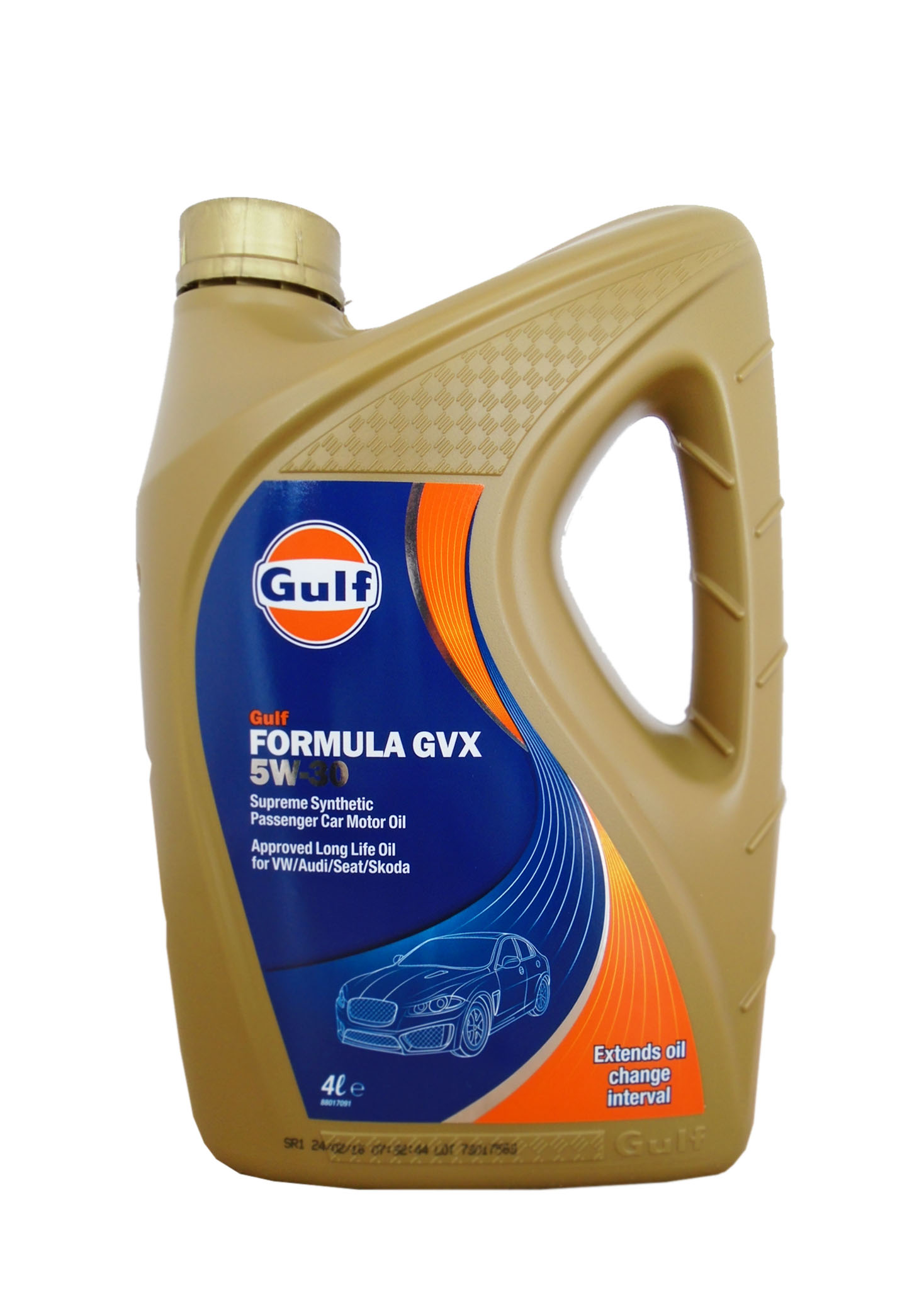 Моторное масло GULF Formula GVX SAE 5W30 (4л) 5056004113425