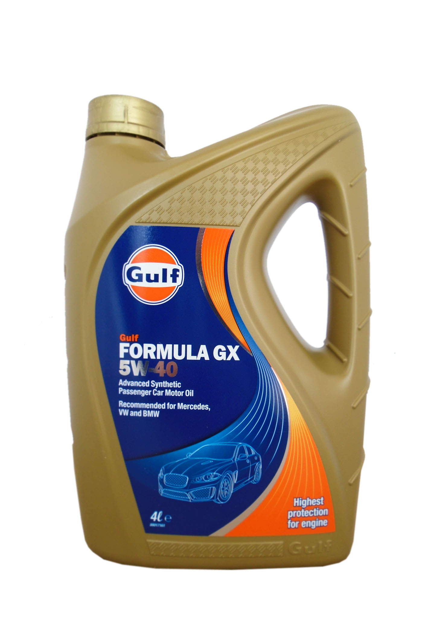 Моторное масло GULF Formula GX SAE 5W40 (4л) 5056004113524