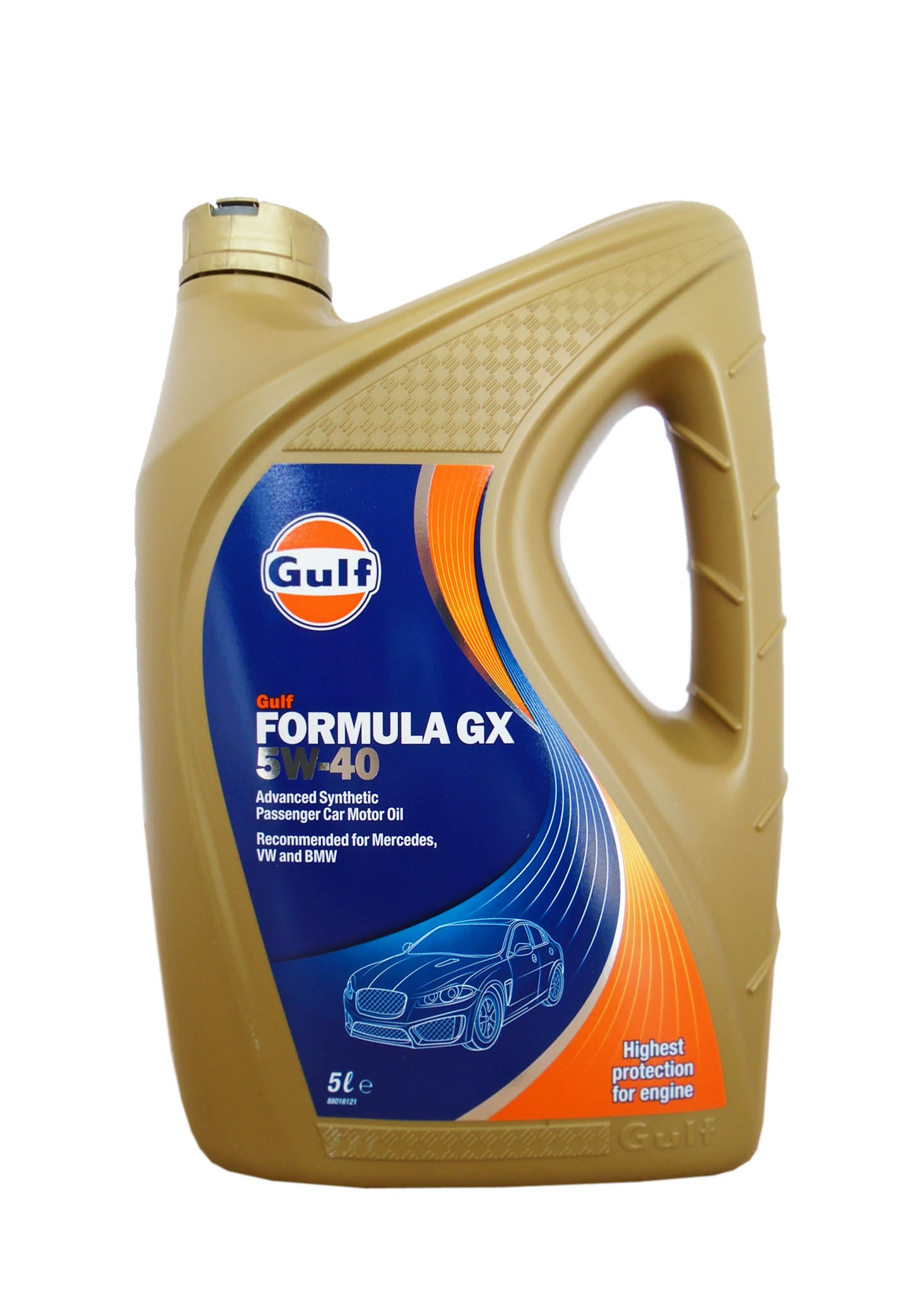 Моторное масло GULF Formula GX SAE 5W40 (5л) 5056004113531