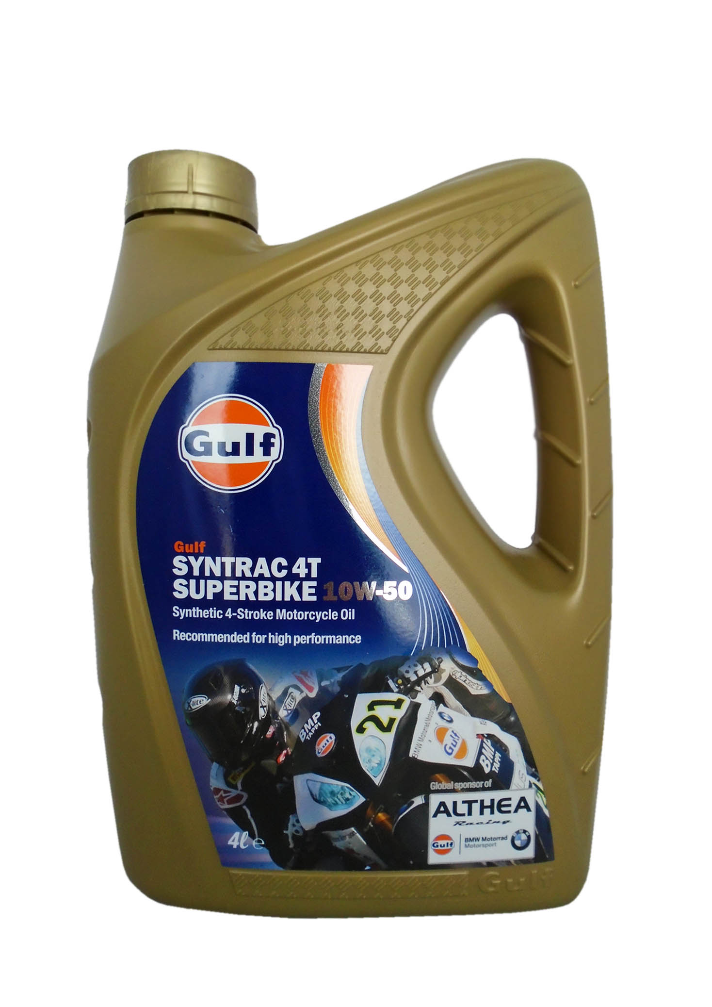 Моторное масло GULF Syntrac 4T Superbike SAE 10W-50 (4л) 5056004143422