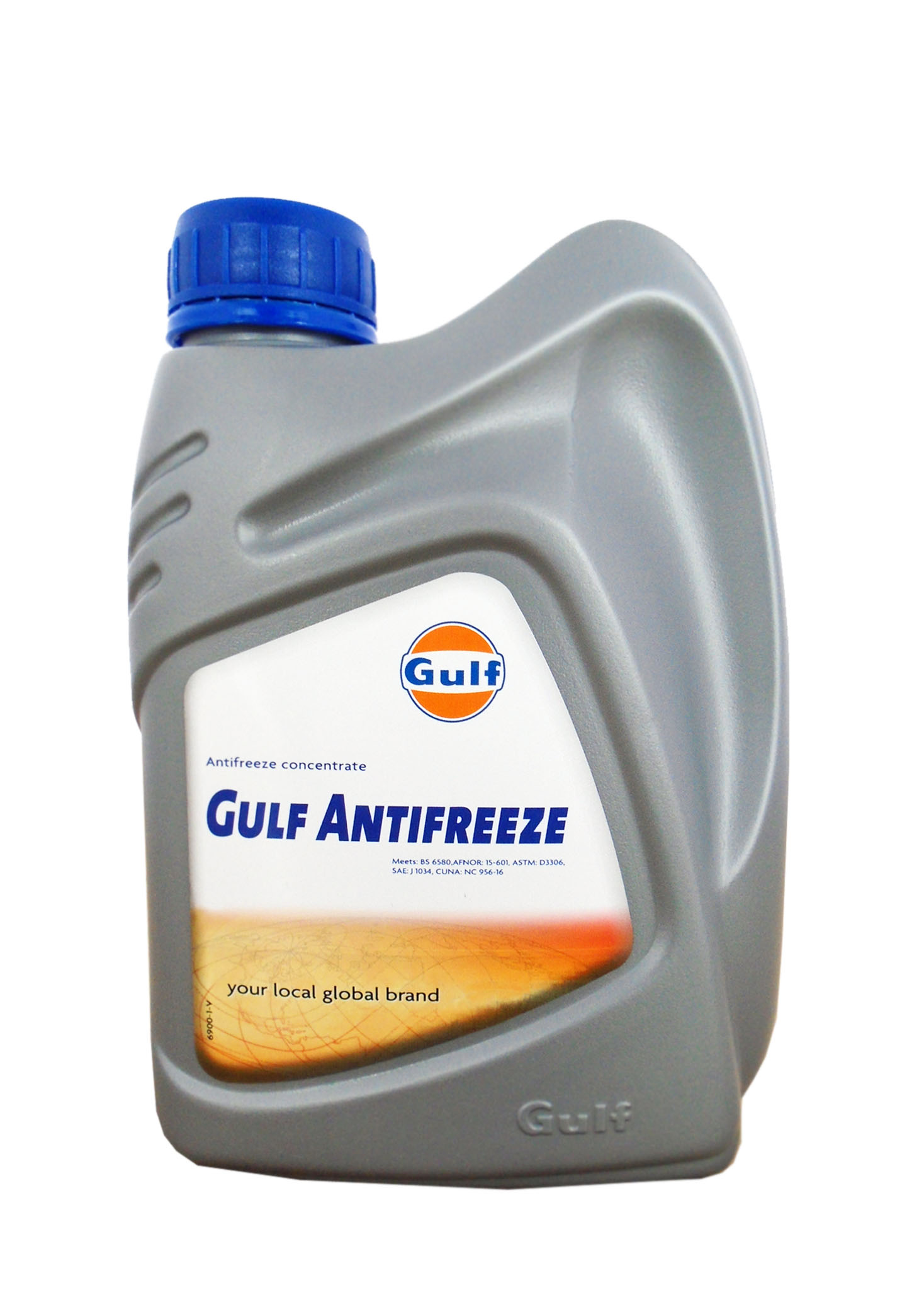 Антифриз концентрированный синий GULF Antifreeze (1л)*** 8717154950137