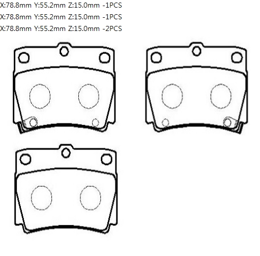 Колодки тормозные дисковые для MITSUBISHImontero spo HSB HONG SUNG BRAKE HP8305
