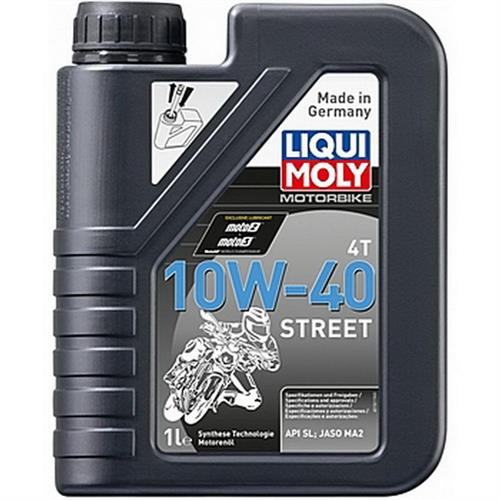 LIQUI MOLY Motorbike 4T Street 10W40 1л Синтетическое моторное масло для 4-тактных мотоциклов