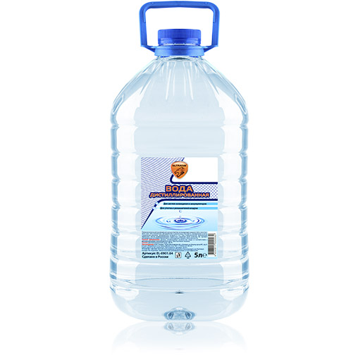 Вода дистиллированная 5 л (EL090104,500036)