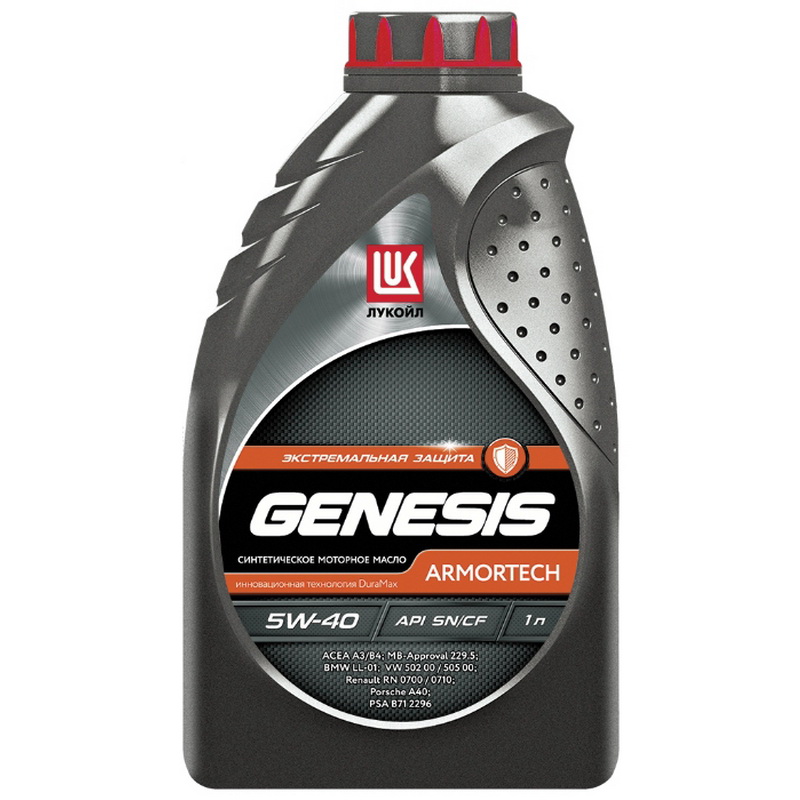Lukoil Genesis Armortech 5W-40 1L –  моторное масло, сравнение .