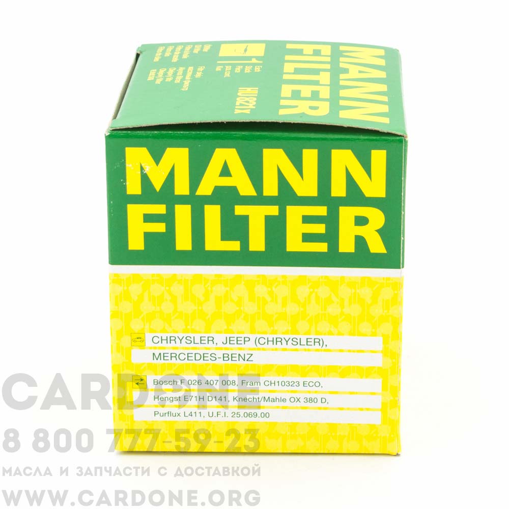 Масляный фильтр MANN-FILTER HU821X