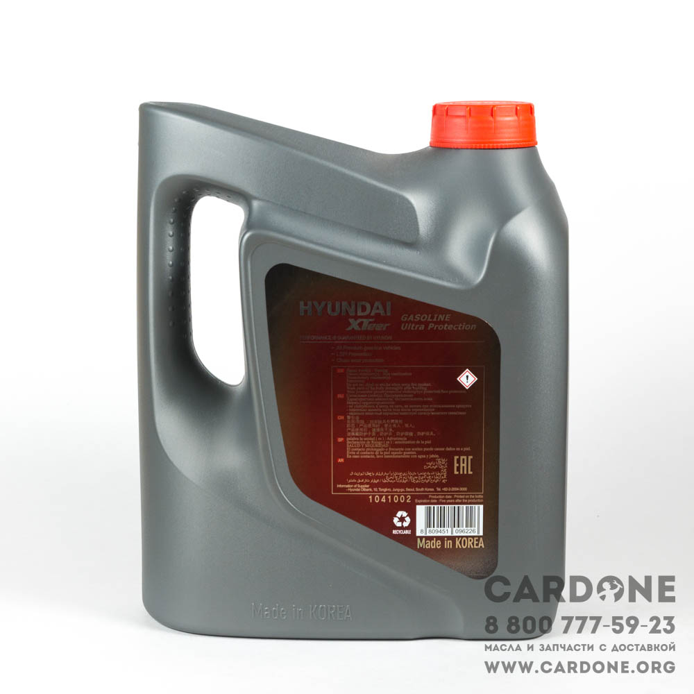  мало HYUNDAI XTeer Gasoline Ultra Protection SAE 5W30 (4л .