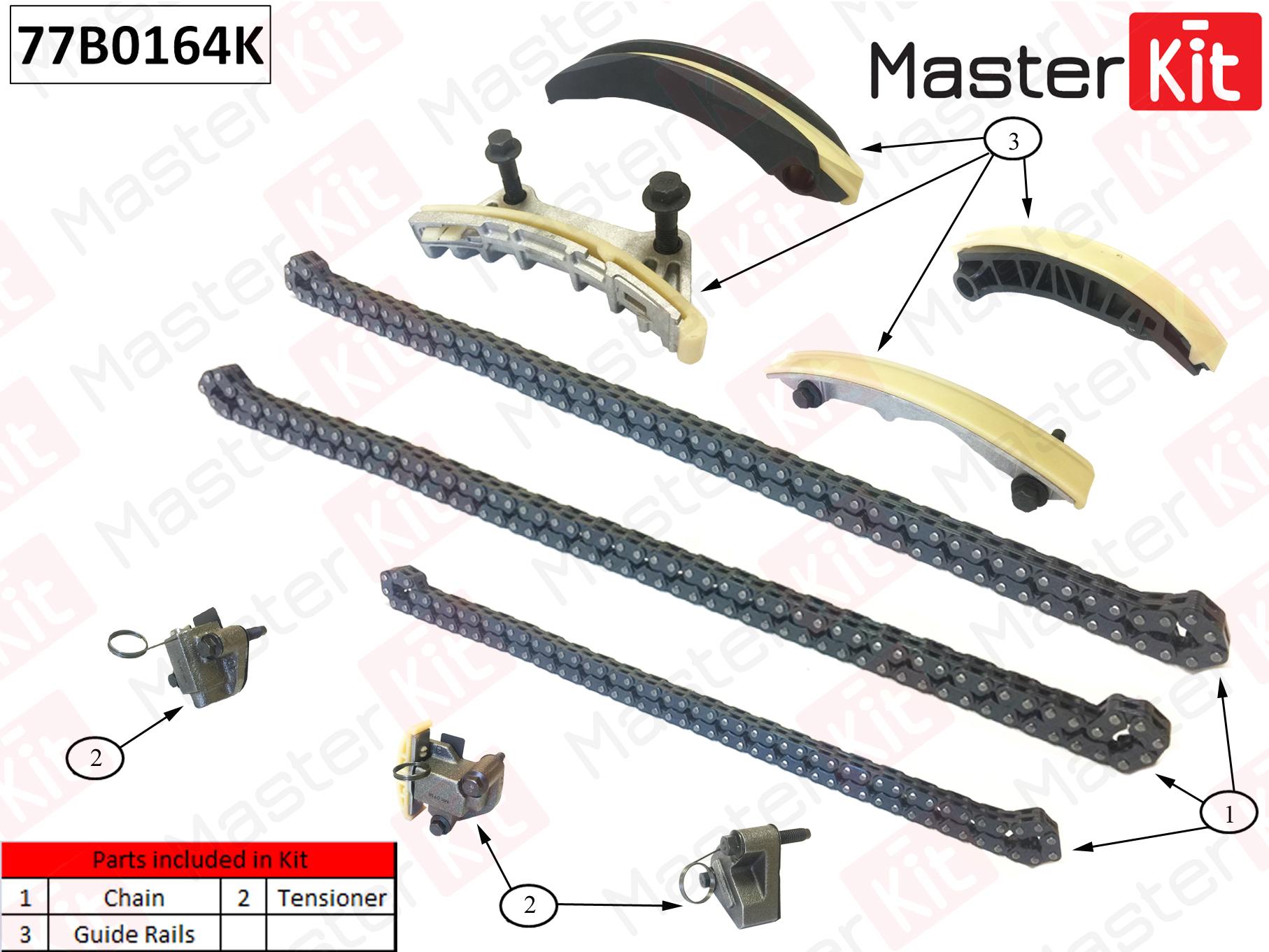 130c13954r комплект цепи грм