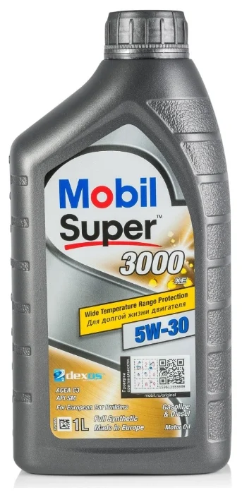 Масло моторное синтетическое Mobil Super 3000 XE 5W30 1 л