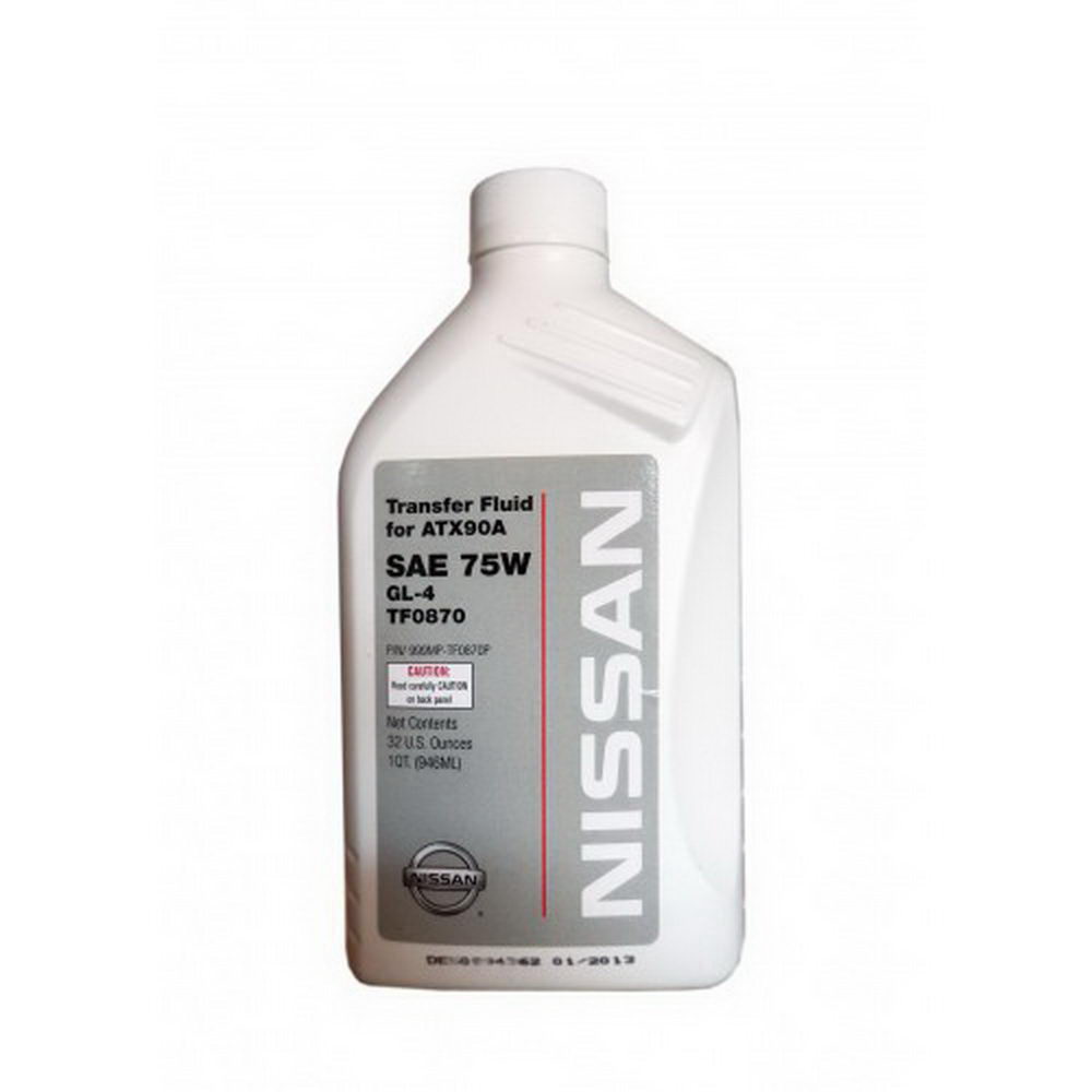 NISSAN Transfer Case Fluid TF0870 / Масло трансмиссионное (1л) 999MP-TF0870P