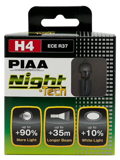 Piaa balb night tech 3600k he-820 (h4) лампа накаливания PIAA HE820H4