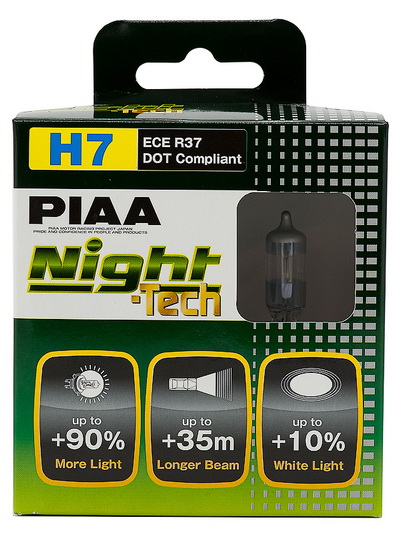Piaa balb night tech 3600k he-823 (h7) лампа накаливания PIAA HE823H7