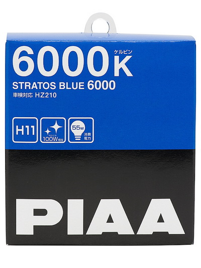 Piaa balb stratos blue 6000k hz210 (h11) лампа накаливания PIAA HZ210H11
