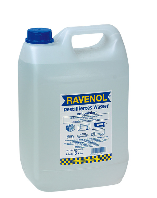 RAVENOL Destilliertes Wasser 5 л (4014835300514) Вода дистиллированная