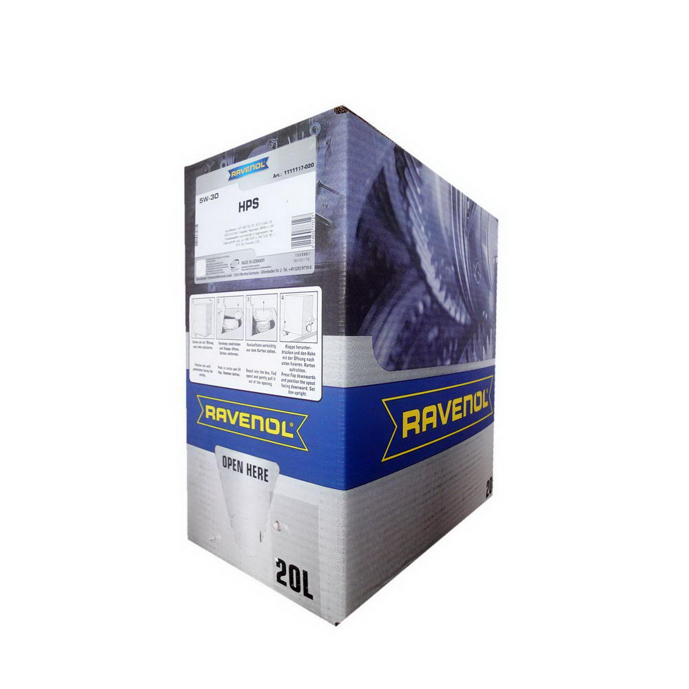 RAVENOL HPS 5W30 /  моторное полусинтетическое (20л) 4014835773127 .