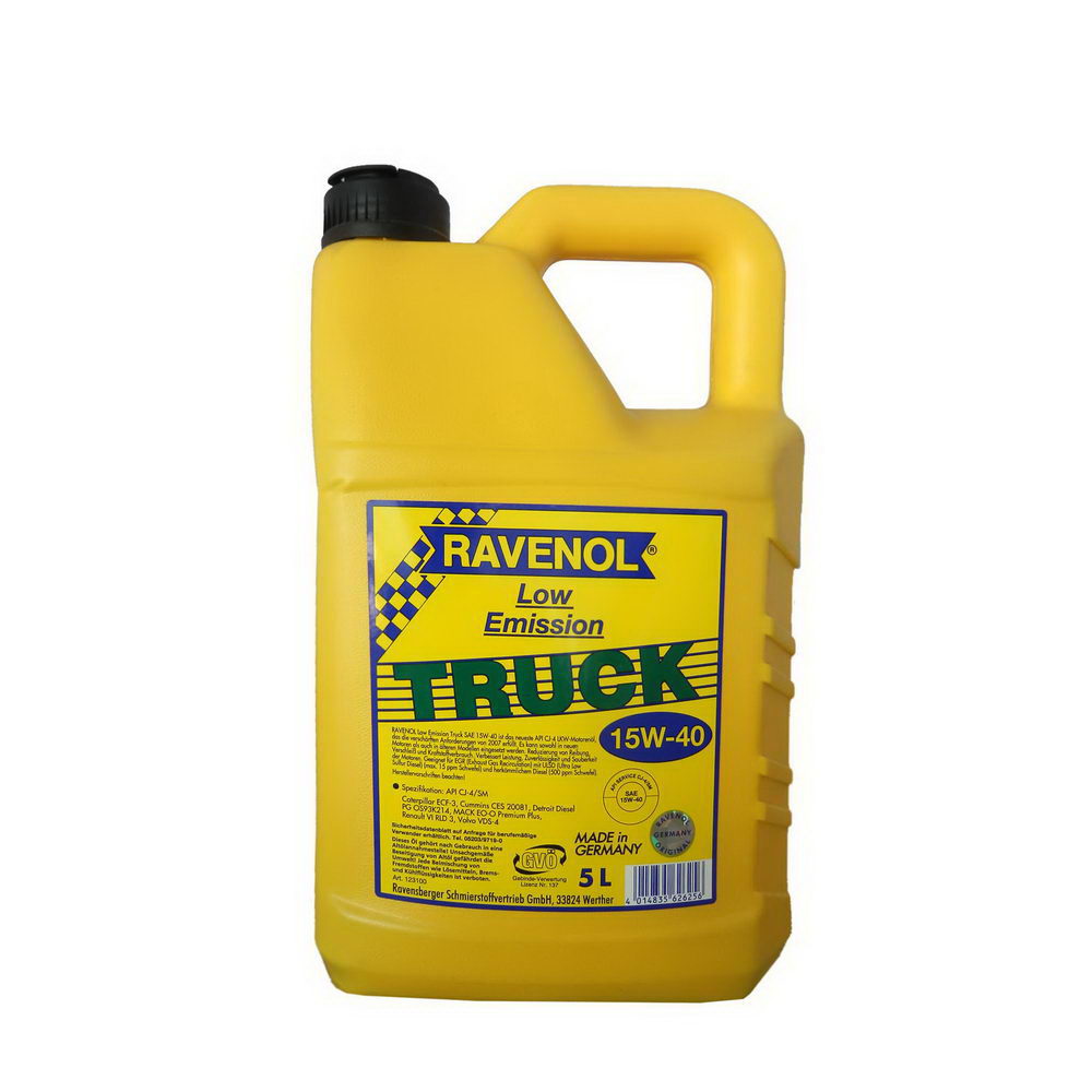 RAVENOL Low Emission Truck SAE 15W40 / Моторное масло минеральное (5л) 4014835626256