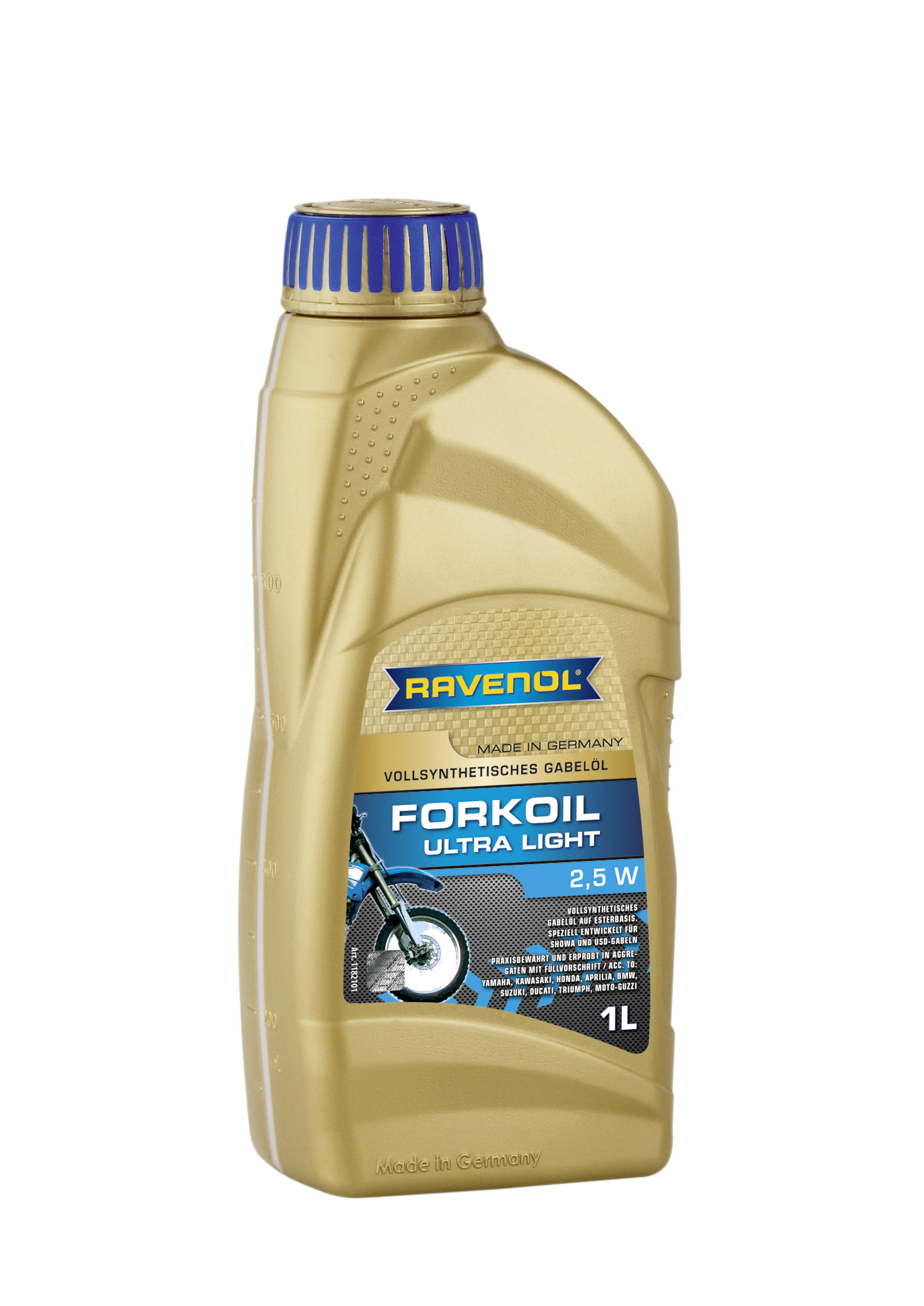 Вилочное масло RAVENOL Forkoil Ultra Light 2,5W (1л) new 4014835731615