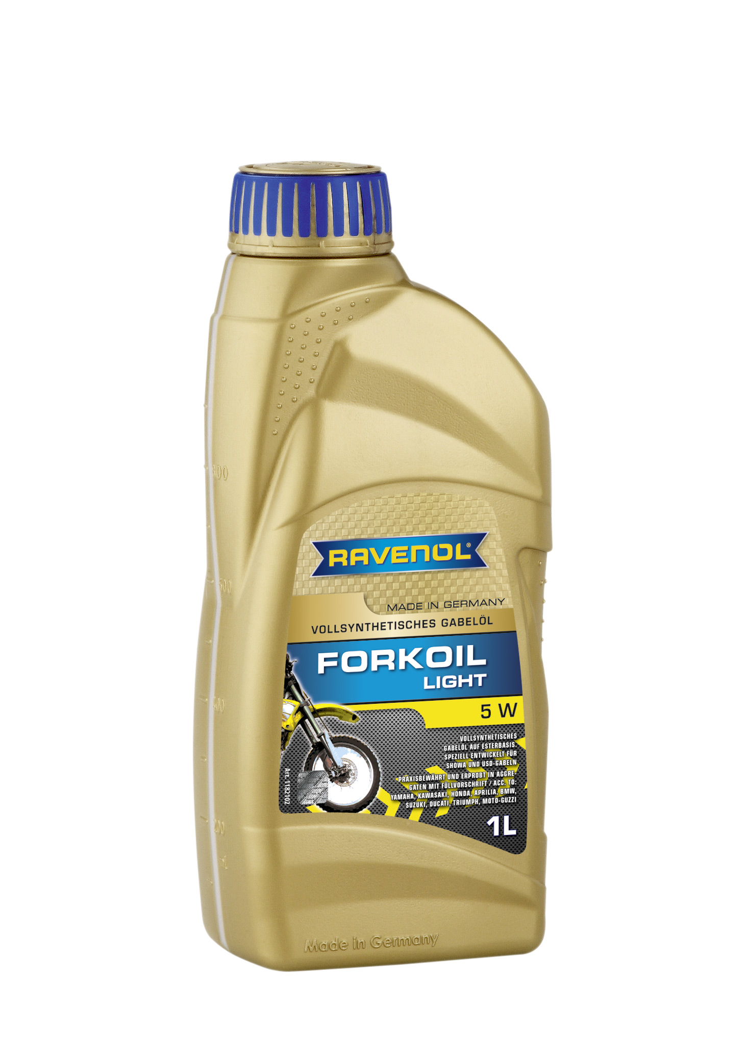 Вилочное масло RAVENOL Forkoil Light 5W (1л) new 4014835731714