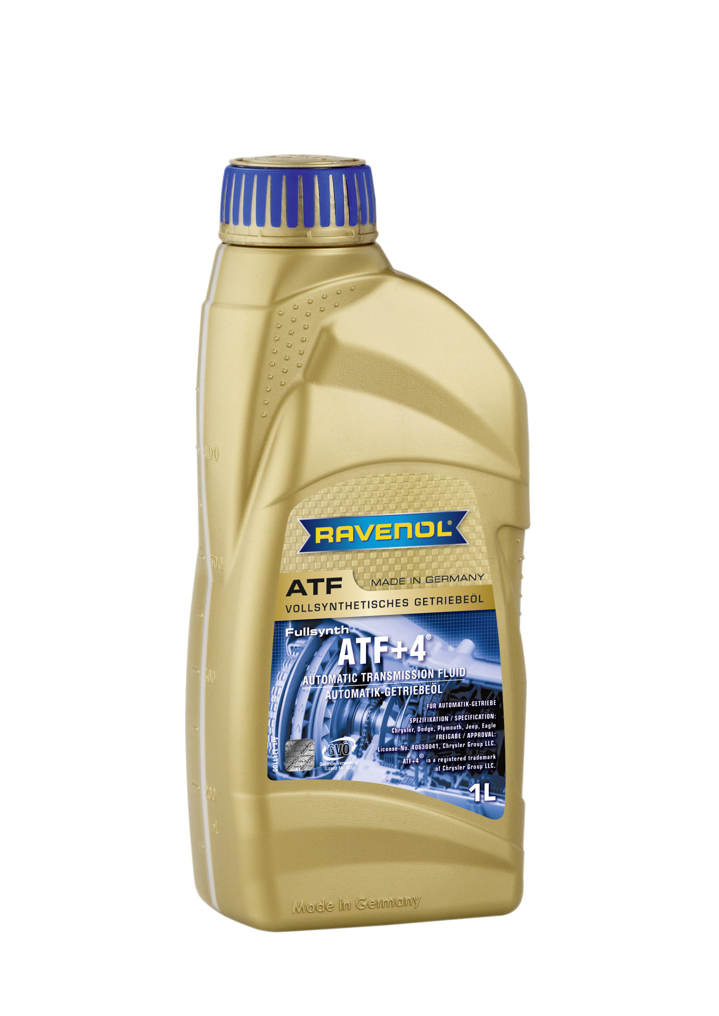 Трансмиссионное масло RAVENOL ATF+4 Fluid (1л) new 4014835732117
