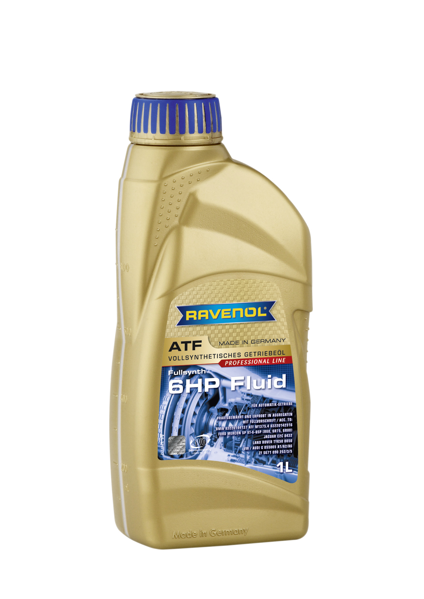 Трансмиссионное масло RAVENOL ATF 6 HP Fluid (1л) new 4014835732711