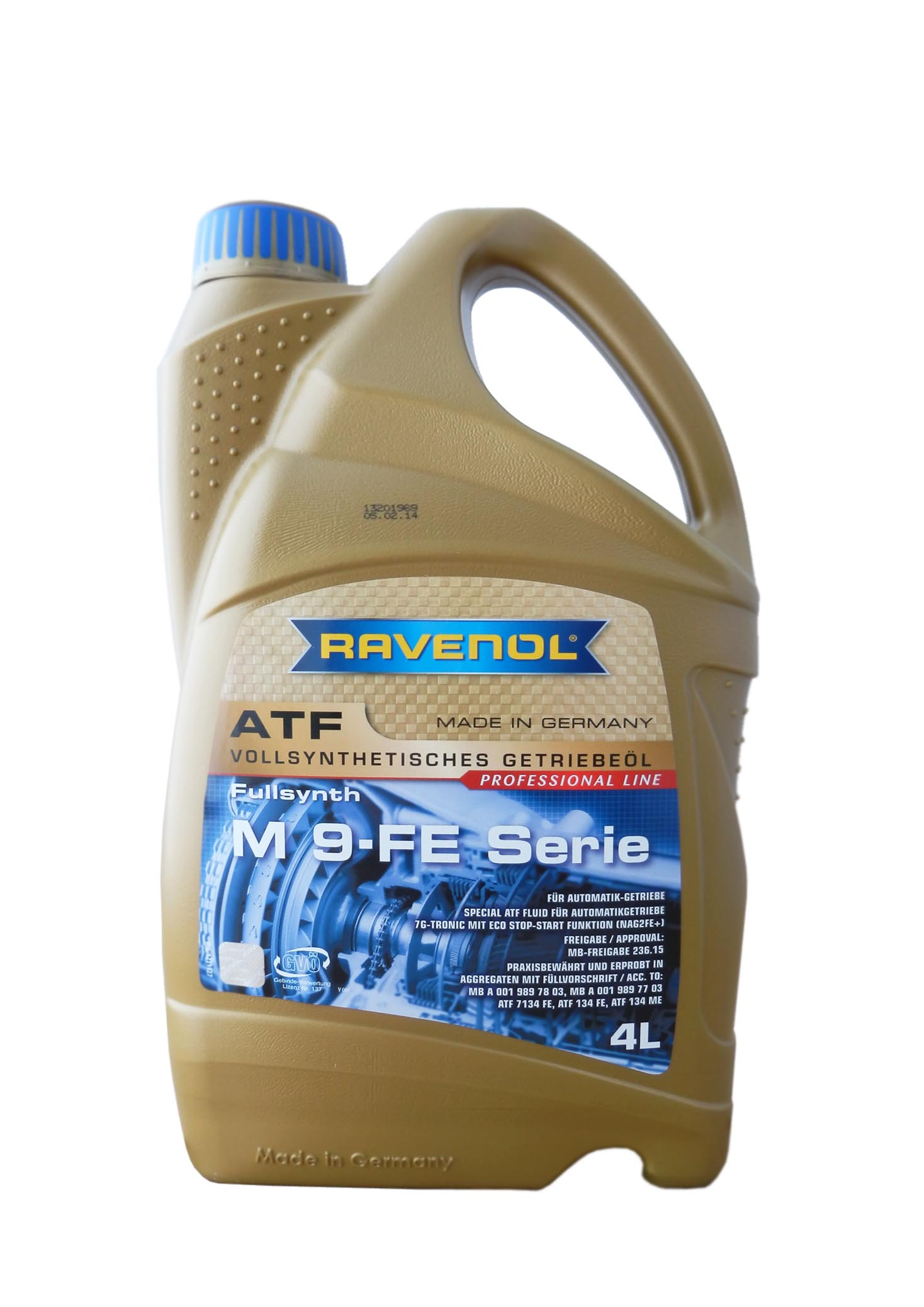 Трансмиссионное масло RAVENOL ATF M 9FE-Serie ( 4л) new 4014835796096