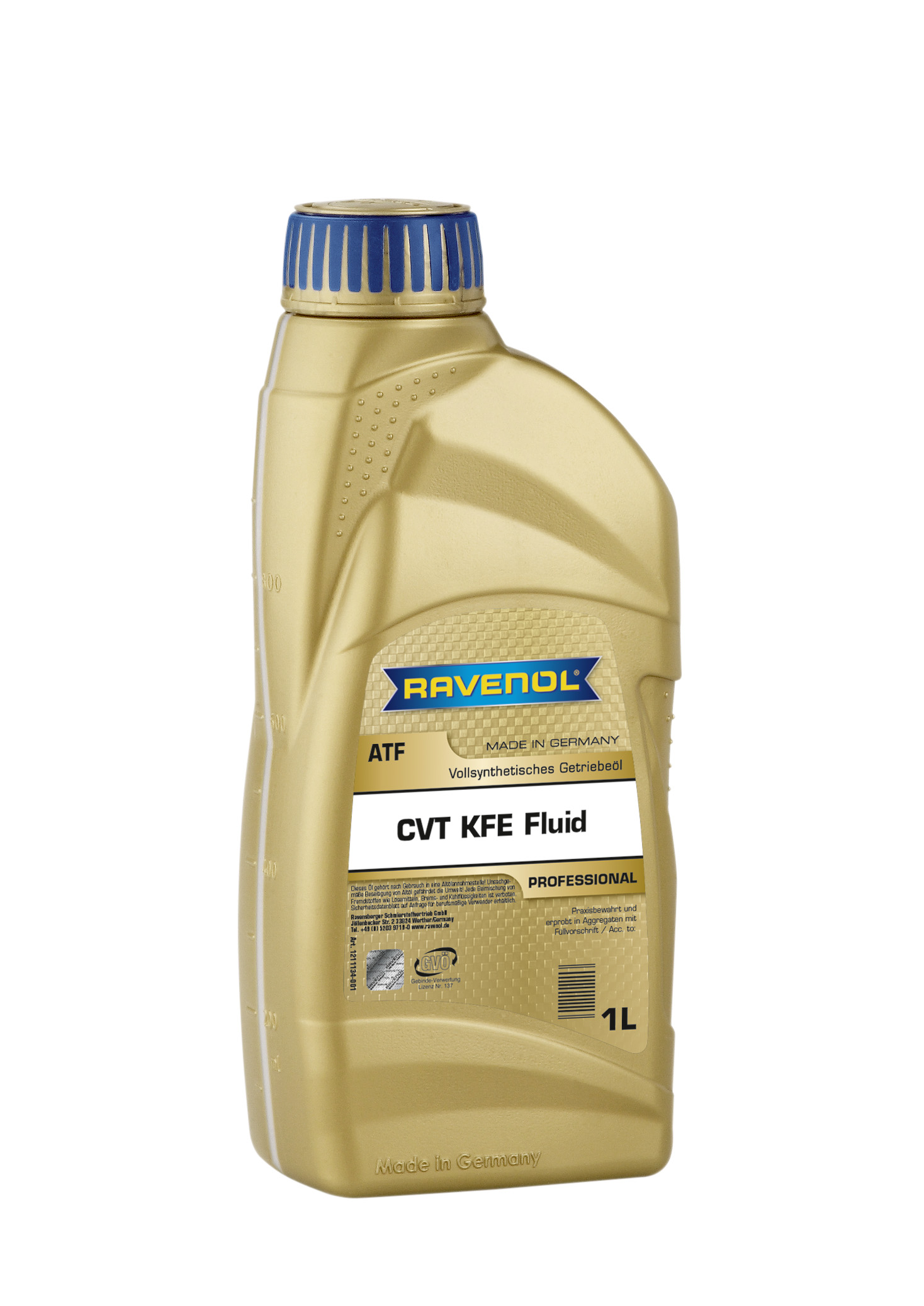 Трансмиссионное масло RAVENOL CVT KFE Fluid ( 1л) new 4014835803718