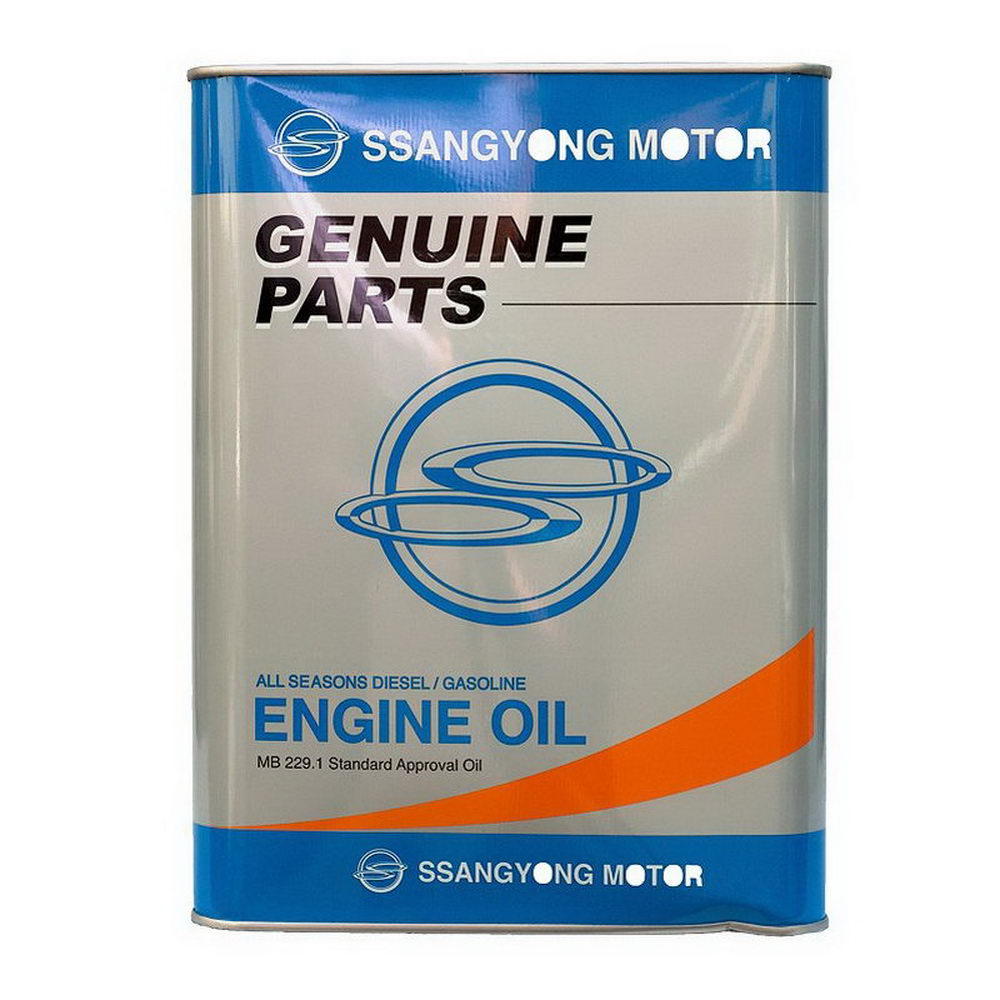 SSANGYONG DIESEL/GASOLINE S-S OIL SAE 10W40 (MB 229.1) (SY0000000390) 4л
