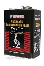 Трансмиссионное масло TOYOTA ATF TYPE T-IV 4 л (0888681015) 