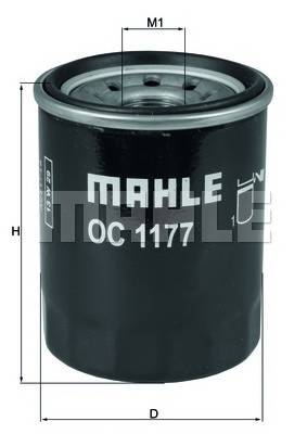 Масляный фильтр MAHLE KNECHT OC1177