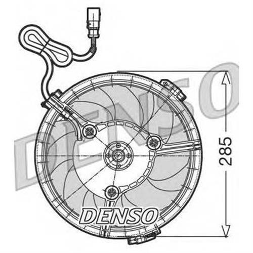 Вентилятор радиатора DENSO DER02005