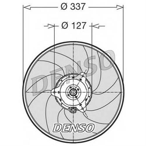 Вентилятор радиатора DENSO DER21002