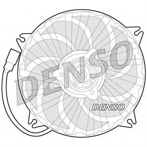 Вентилятор радиатора citroen xsara 98- DENSO DER07007