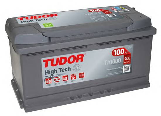 Аккумулятор TUDOR High-Tech 100 А/ч ОБР. 353x175x190 EN 900 TUDOR TA1000