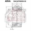 Подшипник ступичный передний (42x76x38x35) ASVA DAC4276003835