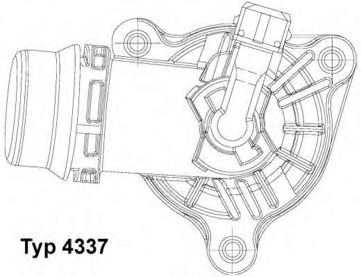 Термостат WAHLER 4337105D