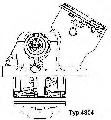 Термостат WAHLER 4834100D