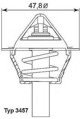 Термостат WAHLER 345790D