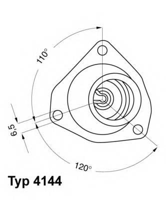 Термостат WAHLER 414492D