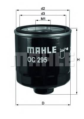 Масляный фильтр MAHLE ORIGINAL OC295